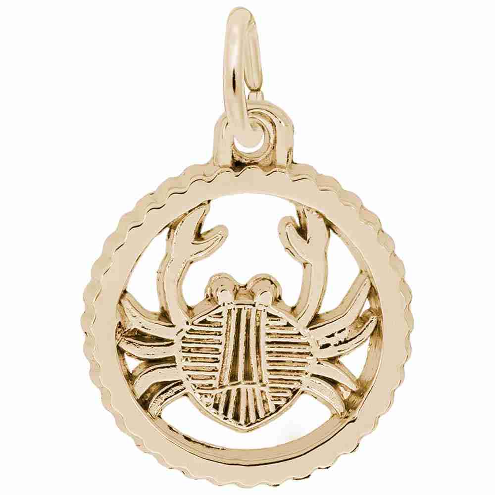 Personalized Cancer Zodiac Charm for Birthday Celebrations 4546