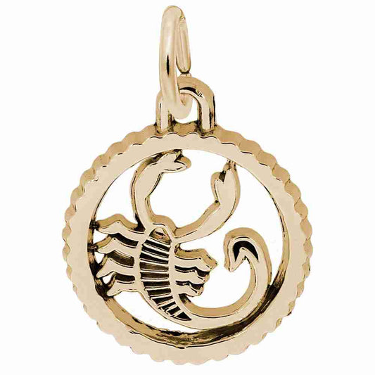 Scorpio Zodiac Charm for Birthday Celebrations - Rembrandt Charms 4550