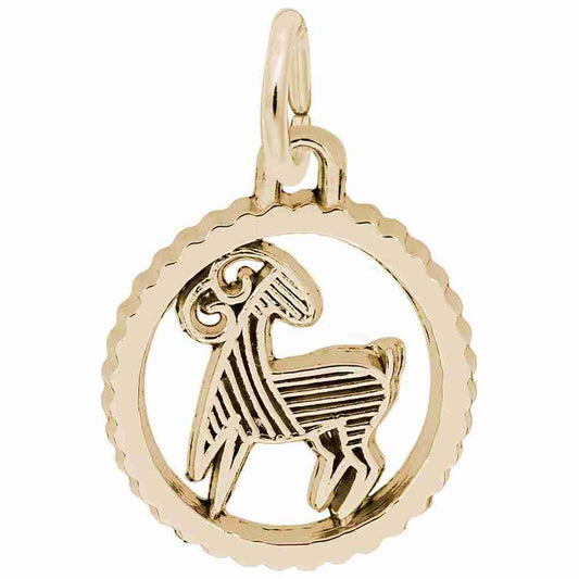 Capricorn Zodiac Charm for Birthday Celebrations - Rembrandt 4552