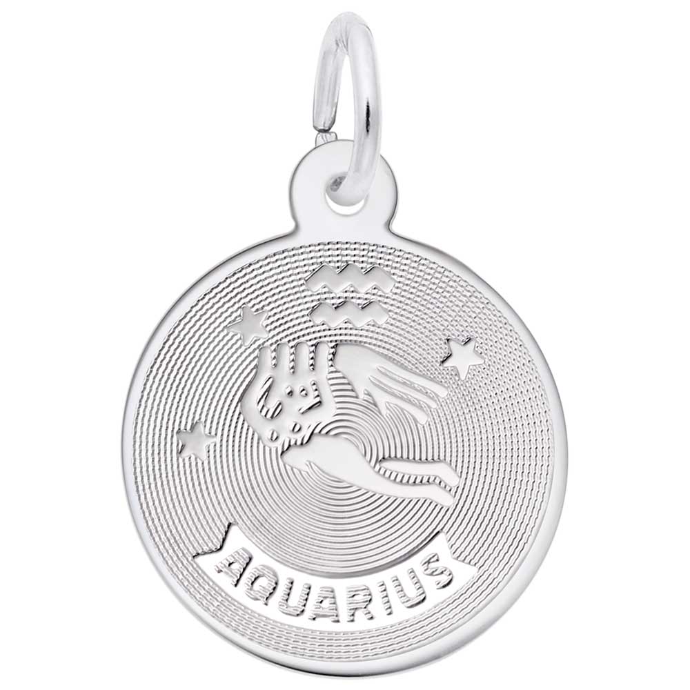 Astrological Aquarius Charm for Birthday Celebrations & Gifts 4581