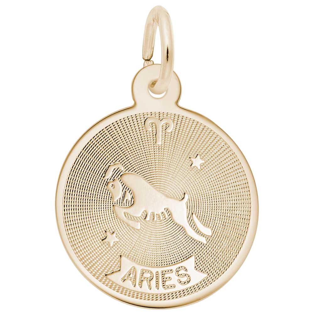 Aries Zodiac Charm for Birthday Celebrations - Rembrandt Charms 4583
