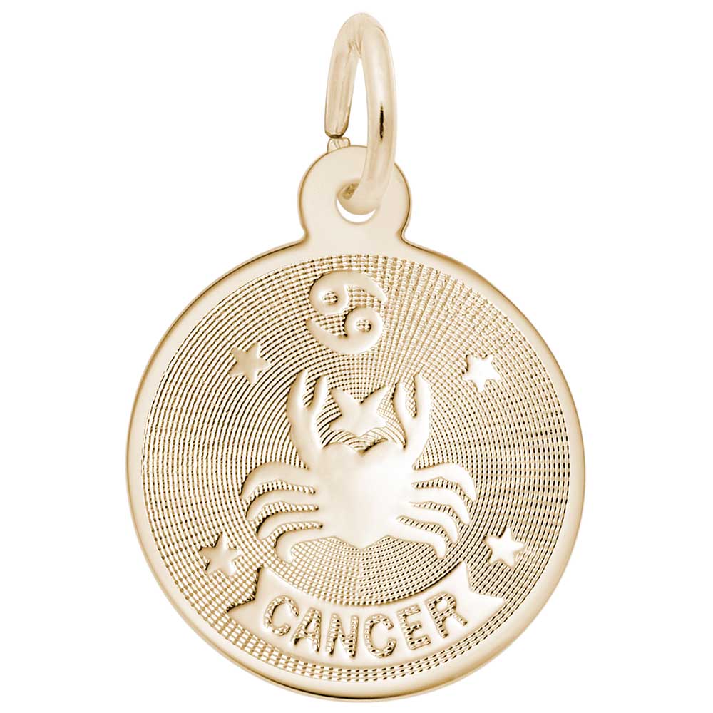 Personalized Cancer Zodiac Charm for Birthday Celebrations 4586