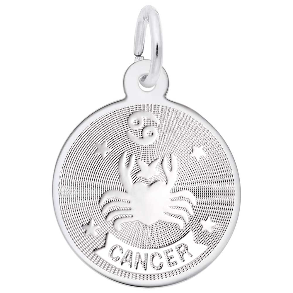 Personalized Cancer Zodiac Charm for Birthday Celebrations 4586