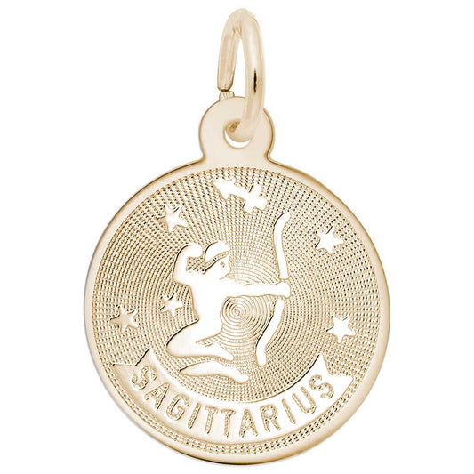 Personalized Sagittarius Zodiac Charm for Birthday Celebrations 4591
