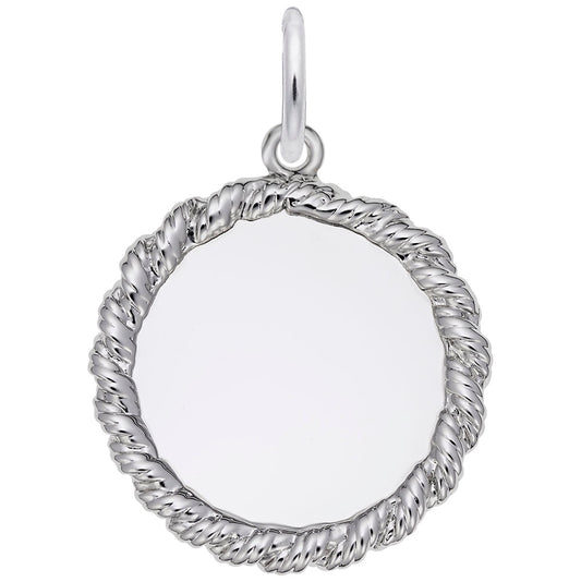 Extra Small Twisted Rope Disc Charm
