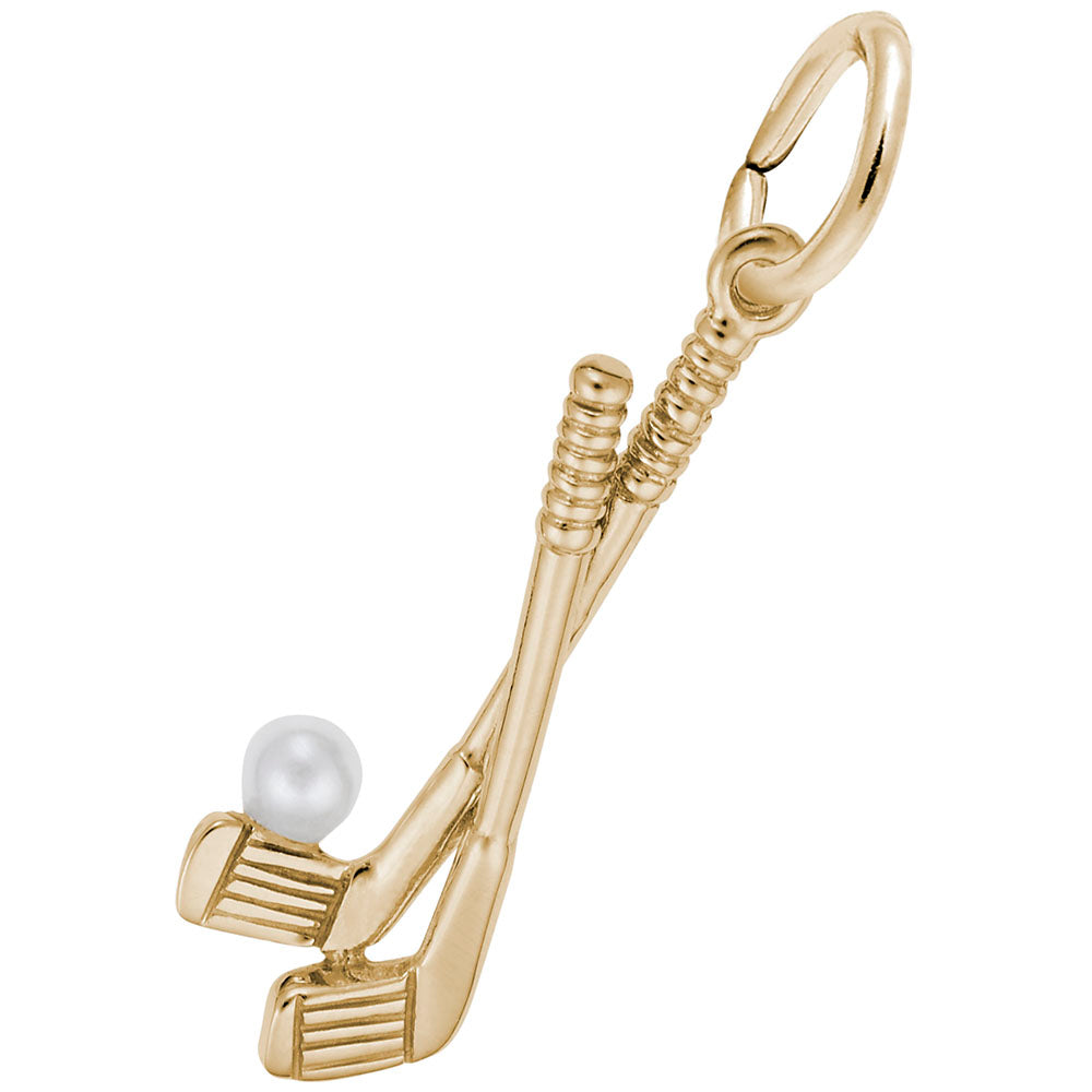Golf Clubs with Ball Charm - Perfect Accessory for Golf Lovers 4650