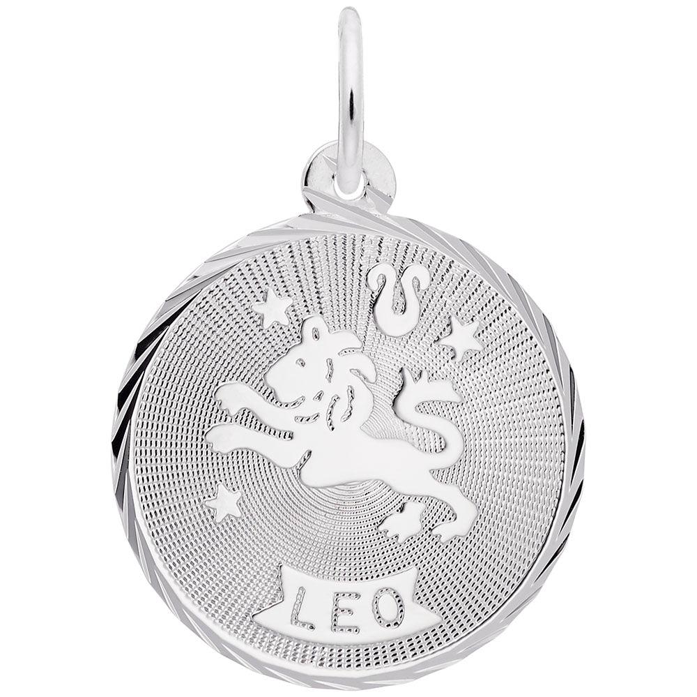 Leo Constellation Disc Charm - Zodiac Jewelry for Astrology Lovers 4657