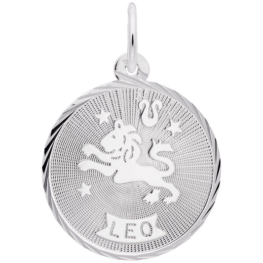 Leo Constellation Disc Charm - Zodiac Jewelry for Astrology Lovers 4657