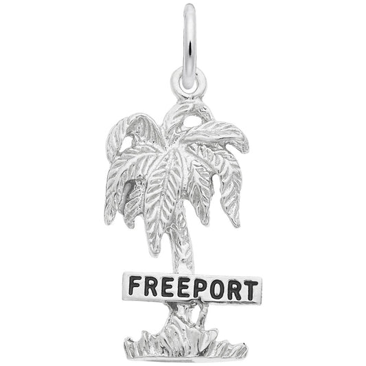Freeport Palm Tree Charm - Nautical Jewelry for Beach Lovers 4667