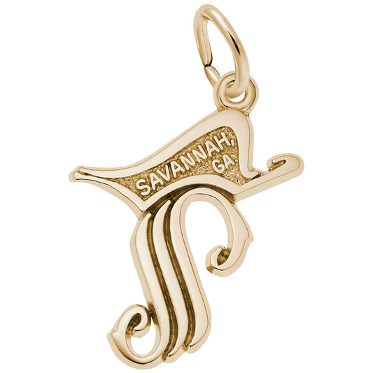 Savannah Georgia Symbol Charm - Travel Souvenir Jewelry Gift 4700
