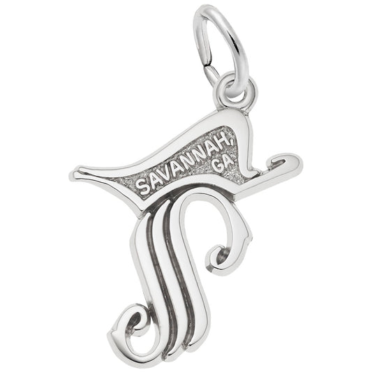 Savannah Georgia Symbol Charm - Travel Souvenir Jewelry Gift 4700