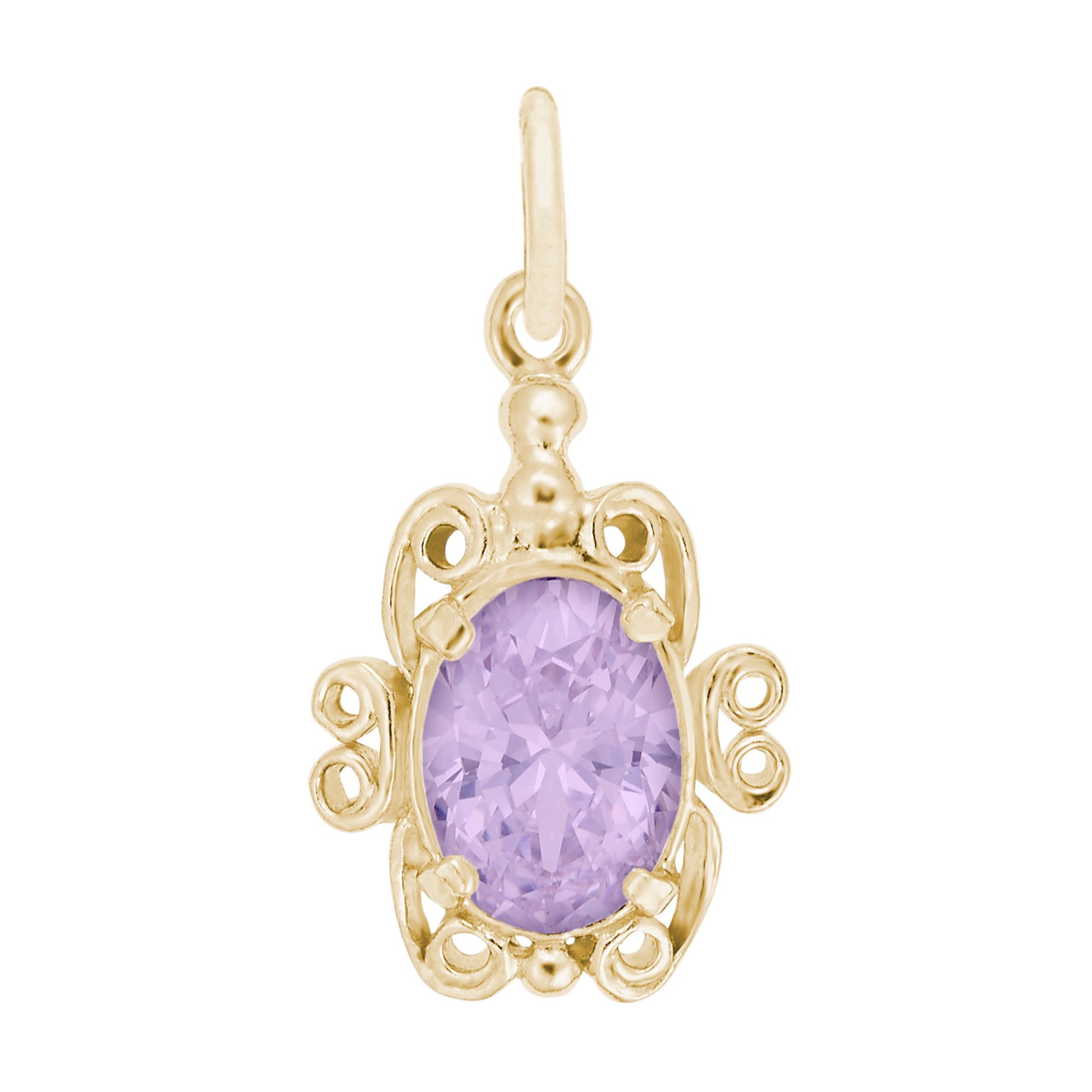 Filigree June Birthstone Charm for Baby - Family & Friendship 4764-006