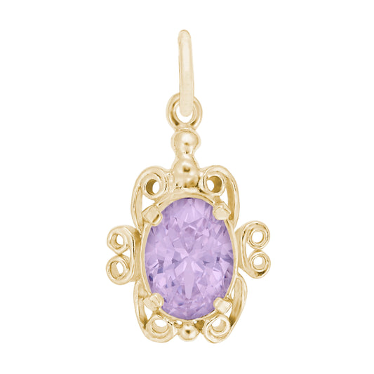 Filigree June Birthstone Charm for Baby - Family & Friendship 4764-006