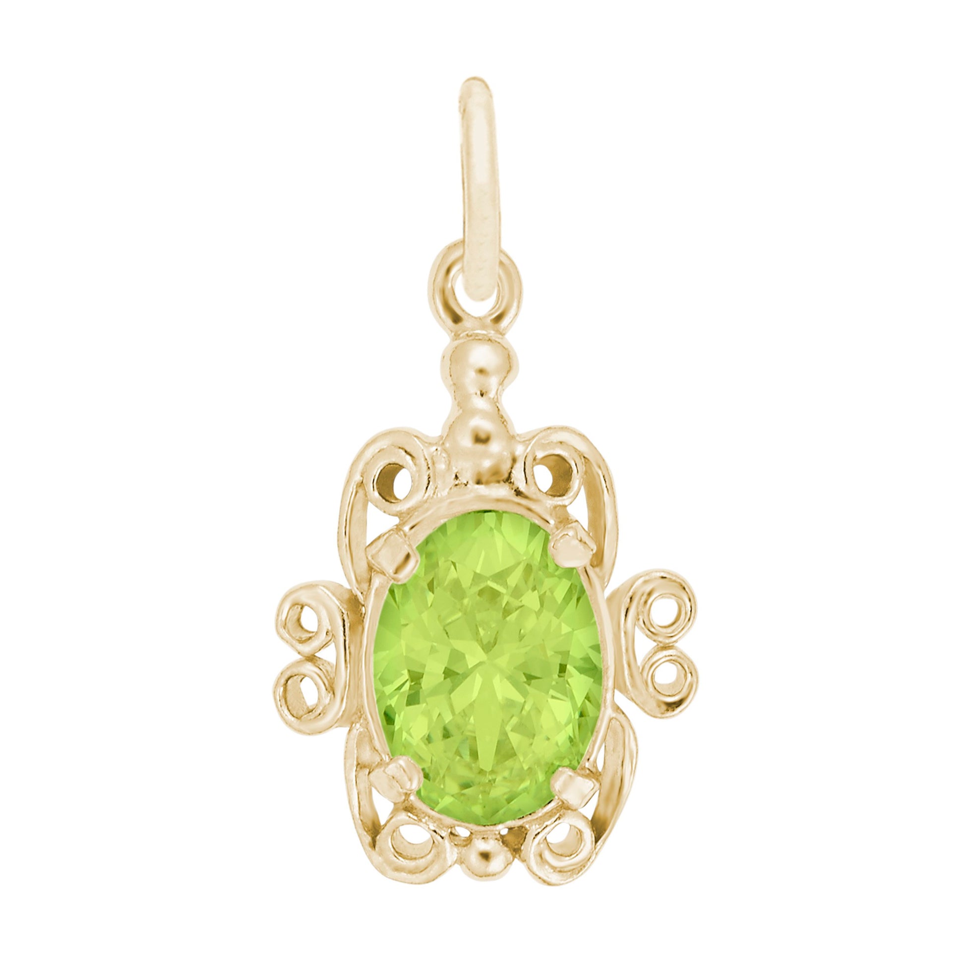 Filigree August Birthstone Charm for Baby - Family & Friendship 4764-008