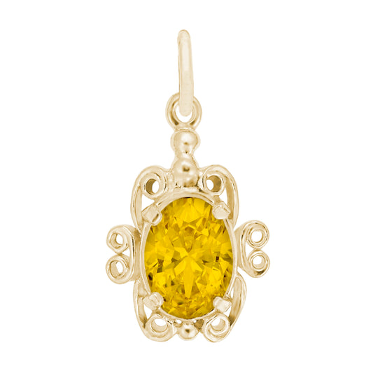 Filigree November Birthstone Charm for Baby - Family & Friendship 4764-011
