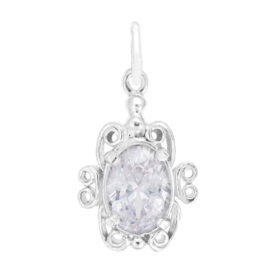 Filigree April Birthstone Charm for Baby - Family & Friendship 4764-004