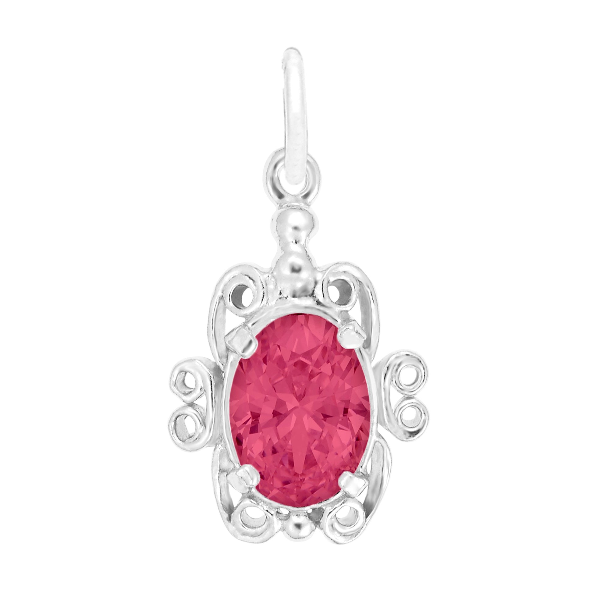Filigree July Birthstone Charm for Baby - Family & Friendship 4764-007