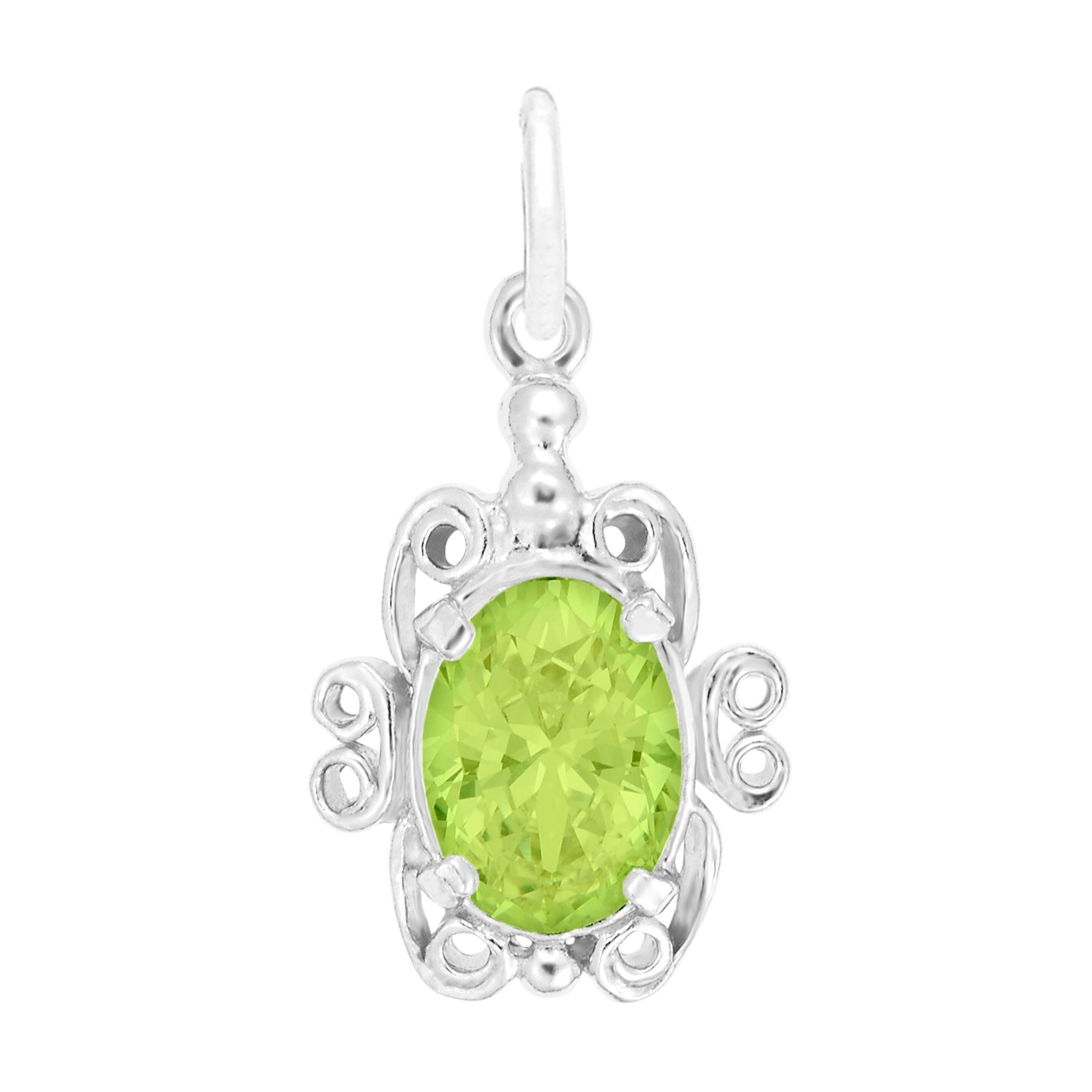 Filigree August Birthstone Charm for Baby - Family & Friendship 4764-008