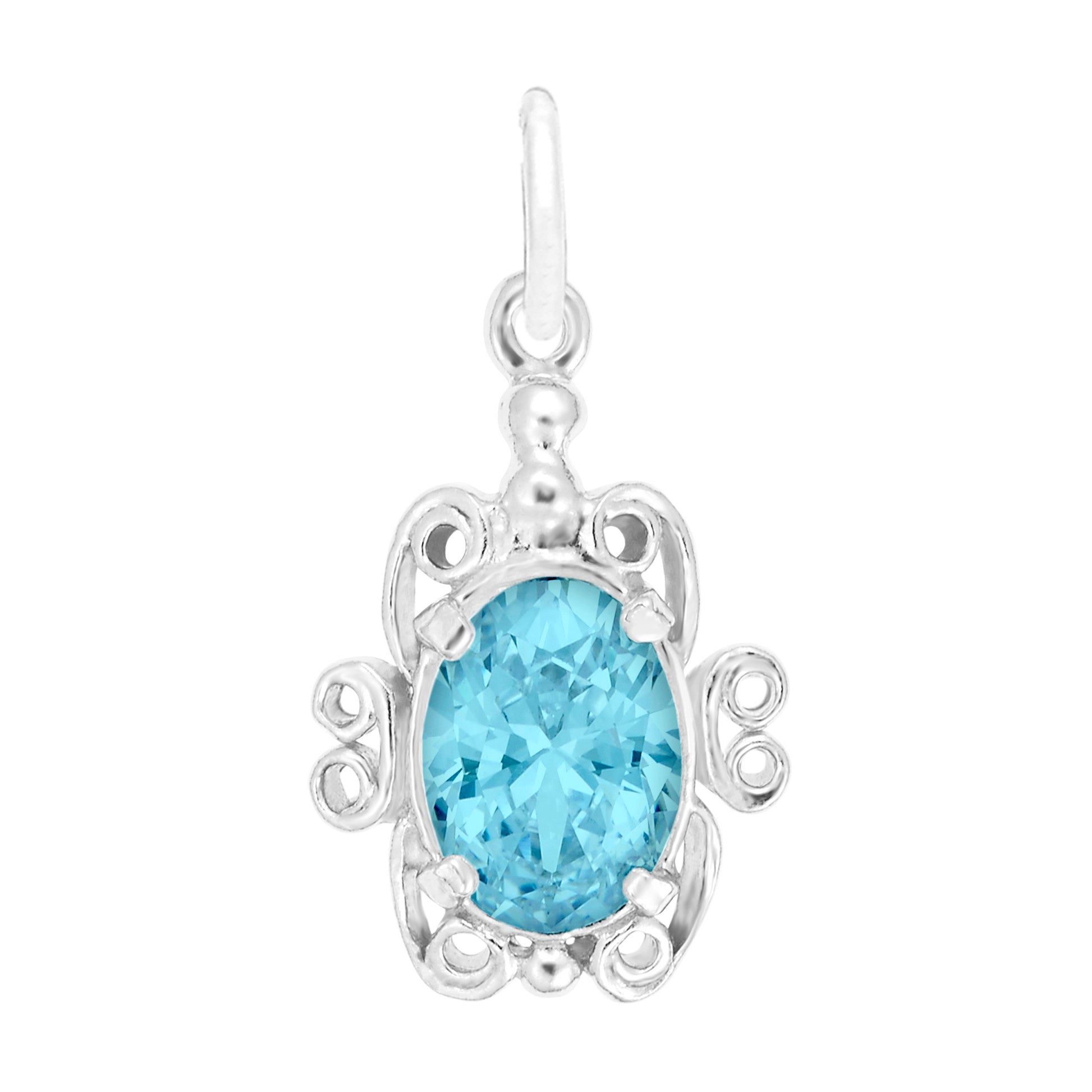 Filigree December Birthstone Charm for Baby - Family & Friendship 4764-012