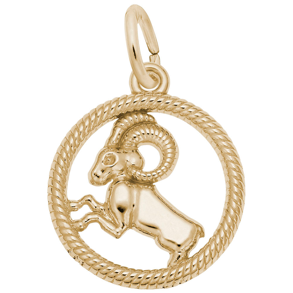 Aries Ram Charm - Zodiac Symbol Jewelry for Astrology Lovers 4773