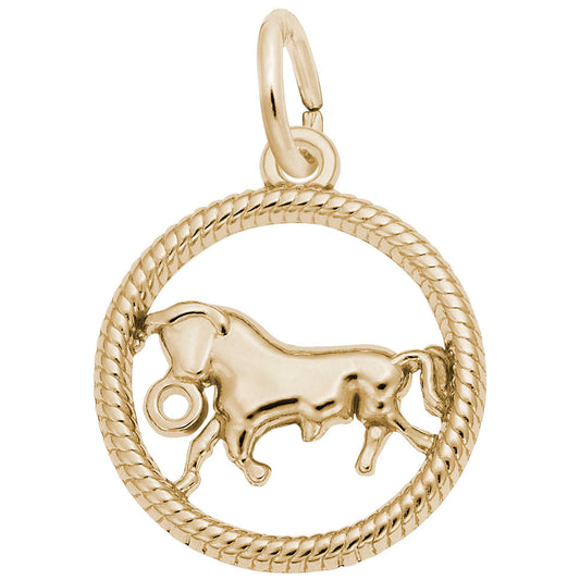 Taurus Bull Charm - Zodiac Symbol Jewelry for Astrology Lovers 4774