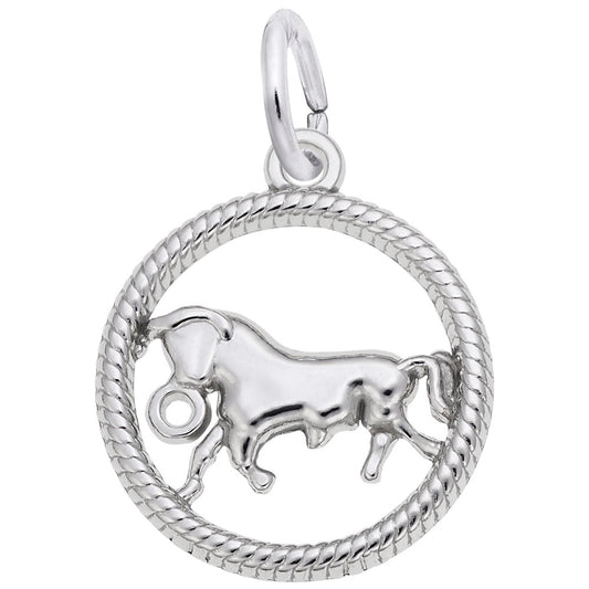 Taurus Bull Charm - Zodiac Symbol Jewelry for Astrology Lovers 4774
