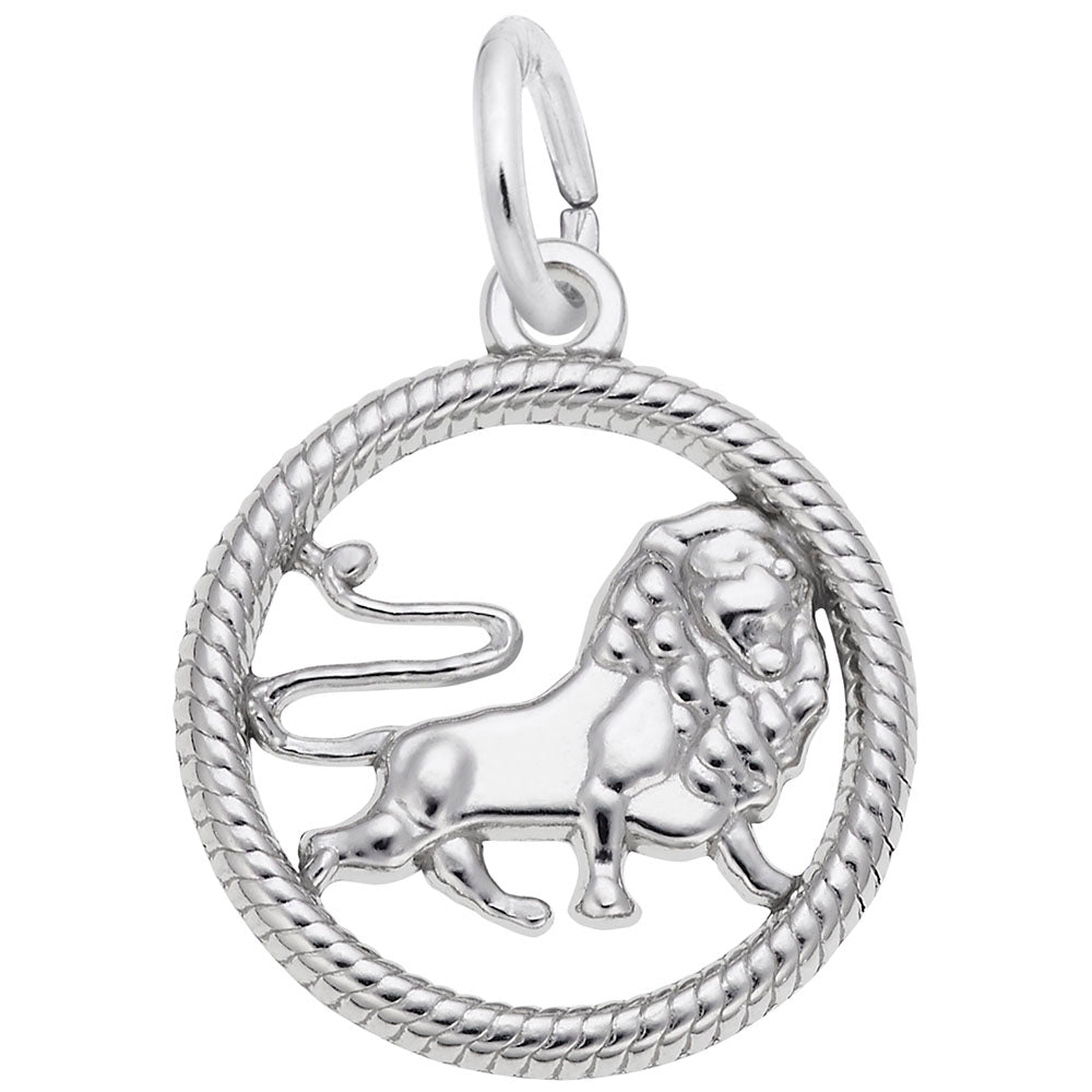 Leo Lion Charm - Zodiac Symbol Jewelry for Astrology Lovers 4777