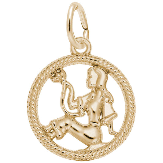 Virgo Virgin Charm - Zodiac Symbol Jewelry for Astrology Lovers 4778