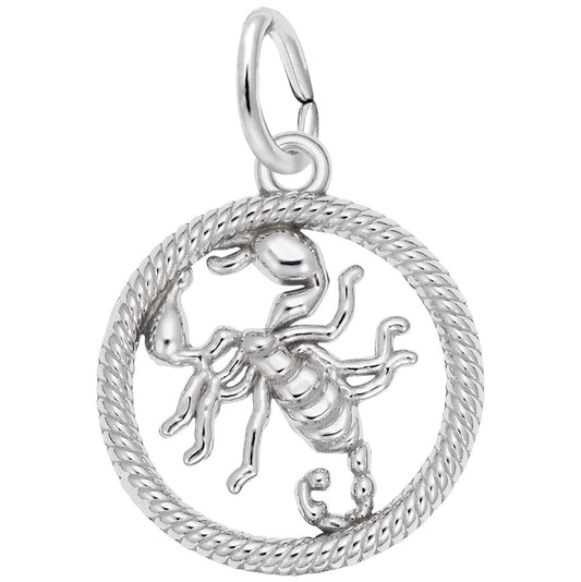 Scorpio Scorpion Charm - Zodiac Symbol Jewelry for Astrology Lovers 4780