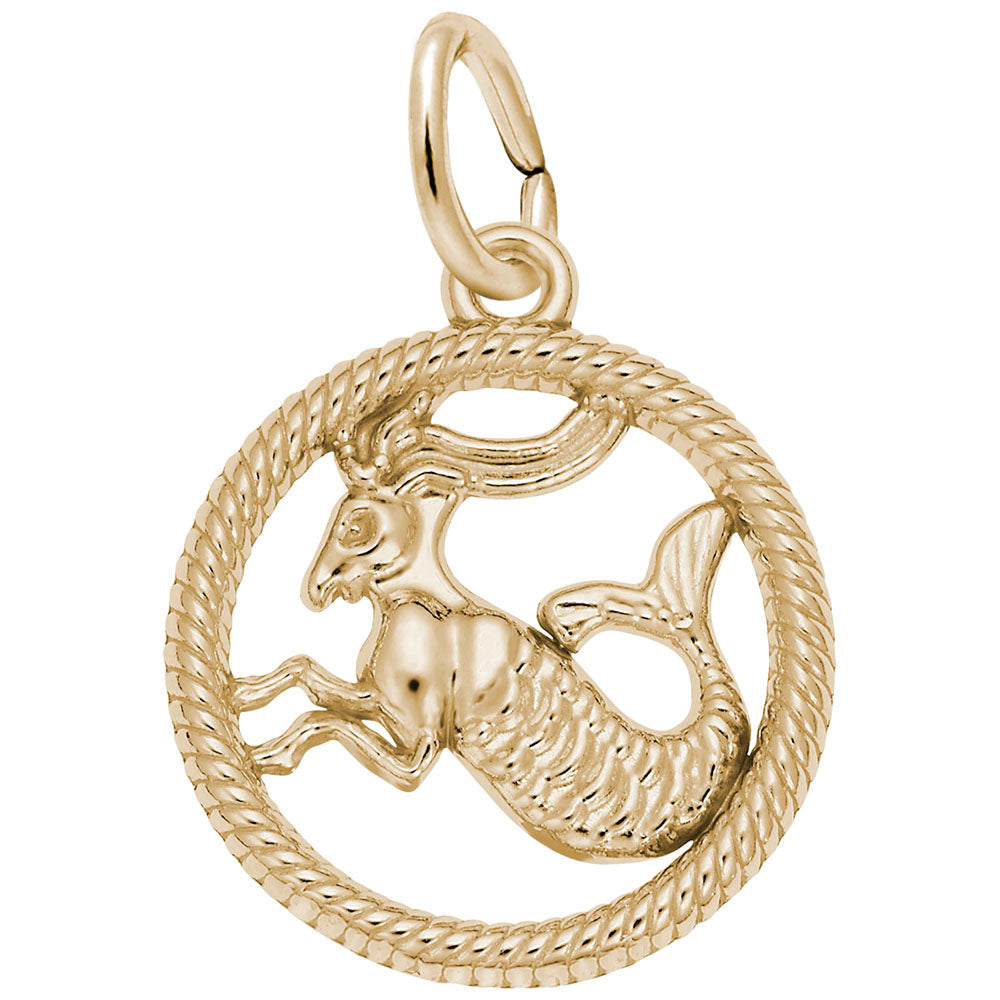 Capricorn Goat Charm - Zodiac Symbol Jewelry for Astrology Lovers 4782