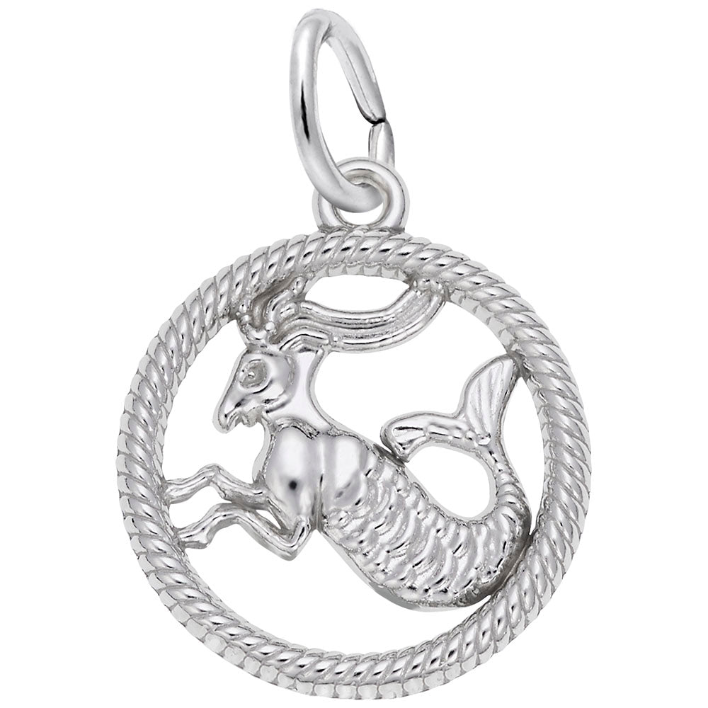 Capricorn Goat Charm - Zodiac Symbol Jewelry for Astrology Lovers 4782