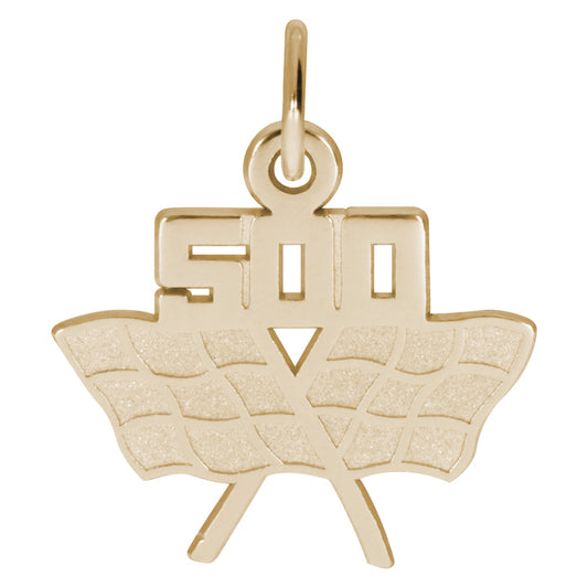 Racing Flags Charm for Travel Lovers - Unique Travel Jewelry 4792