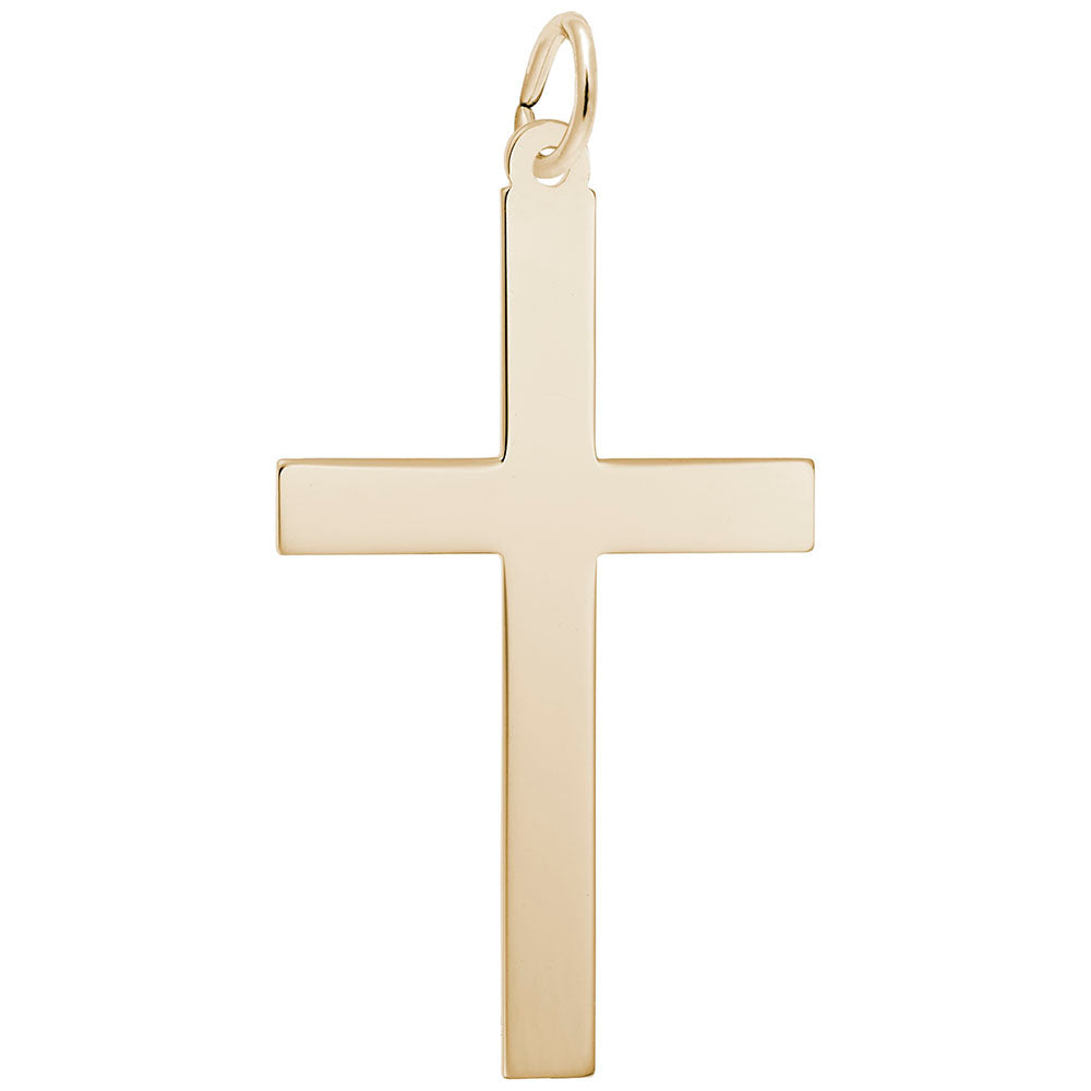 Extra Large Plain Cross Charm for Religious Jewelry Collection 4907