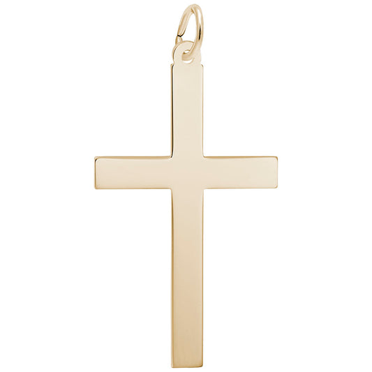 Extra Large Plain Cross Charm for Religious Jewelry Collection 4907