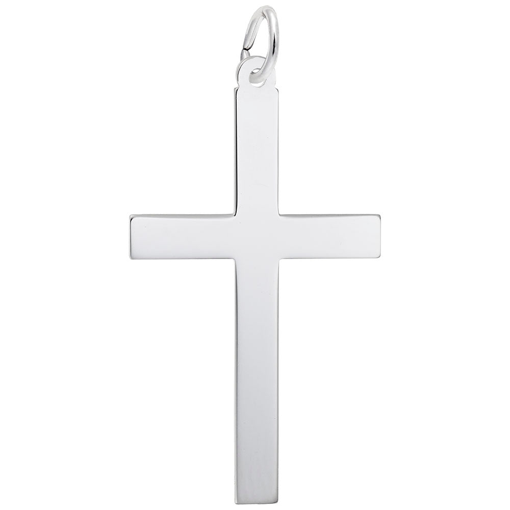 Extra Large Plain Cross Charm for Religious Jewelry Collection 4907