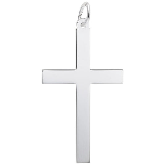 Extra Large Plain Cross Charm for Religious Jewelry Collection 4907