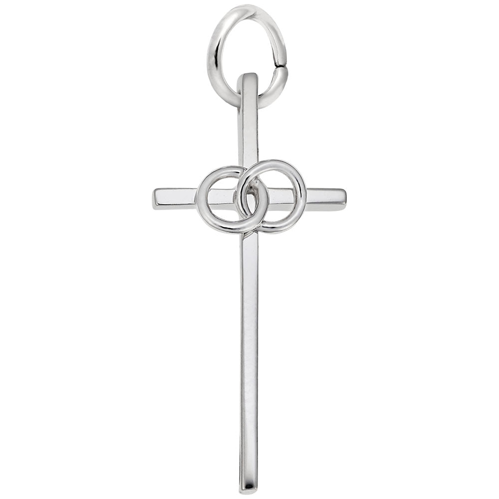 Elegant Wedding Cross Charm for Faith-Inspired Jewelry Designs 4936