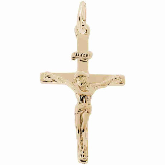 Elegant New Crucifix Cross Charm for Religious Jewelry Lovers 4937