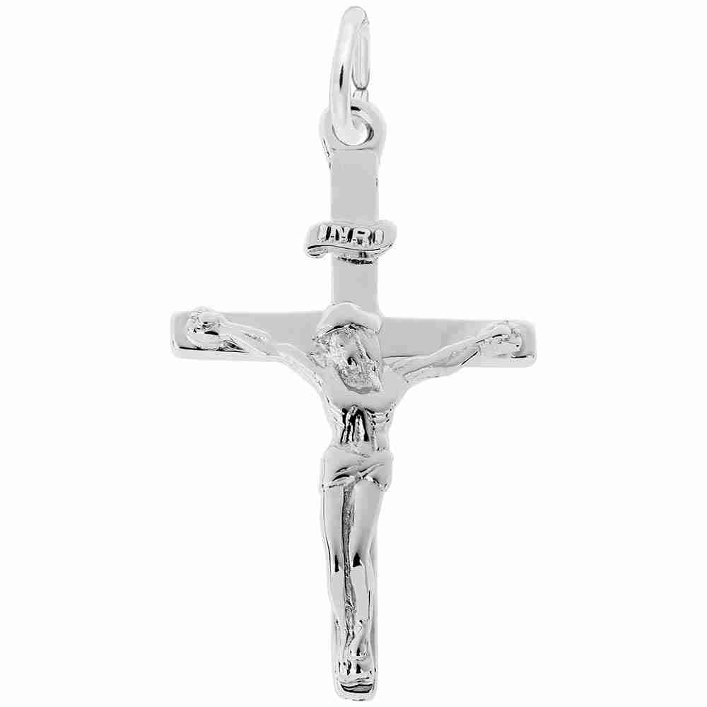Elegant New Crucifix Cross Charm for Religious Jewelry Lovers 4937