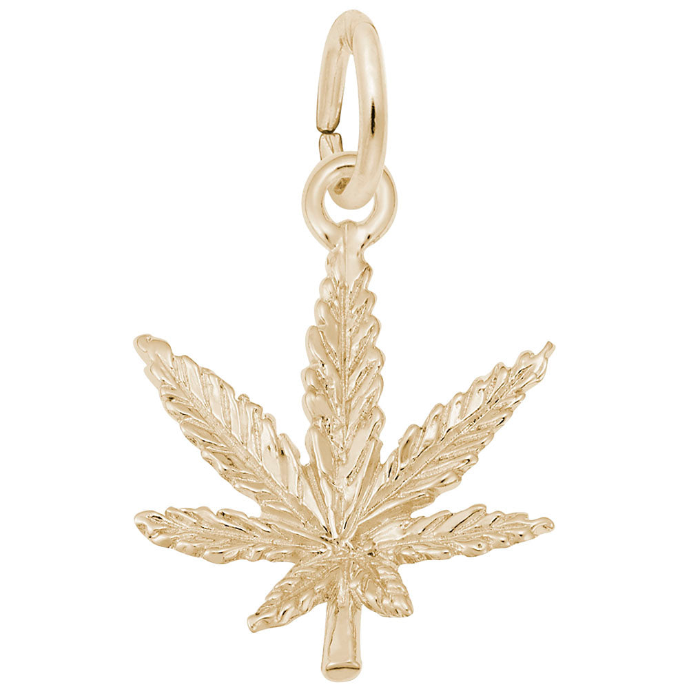 Marijuana Leaf Charm for Home & Garden Decor - Unique Gift Idea 4969