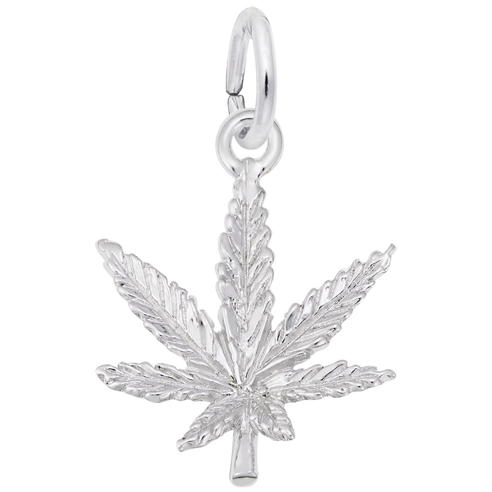 Marijuana Leaf Charm for Home & Garden Decor - Unique Gift Idea 4969