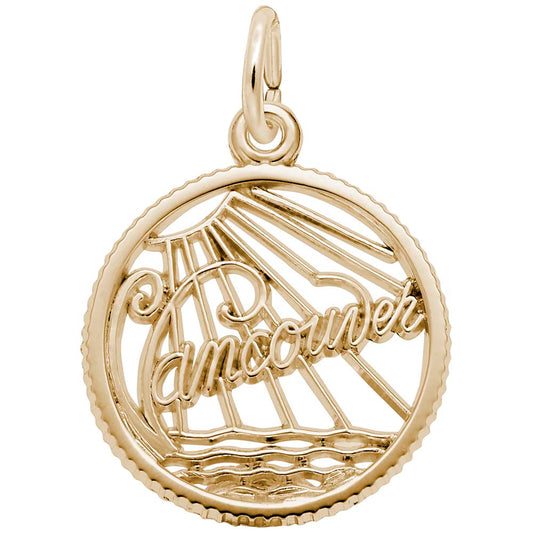Vancouver Disc Charm - Celebrate Canadian Patriotism in Style 4980