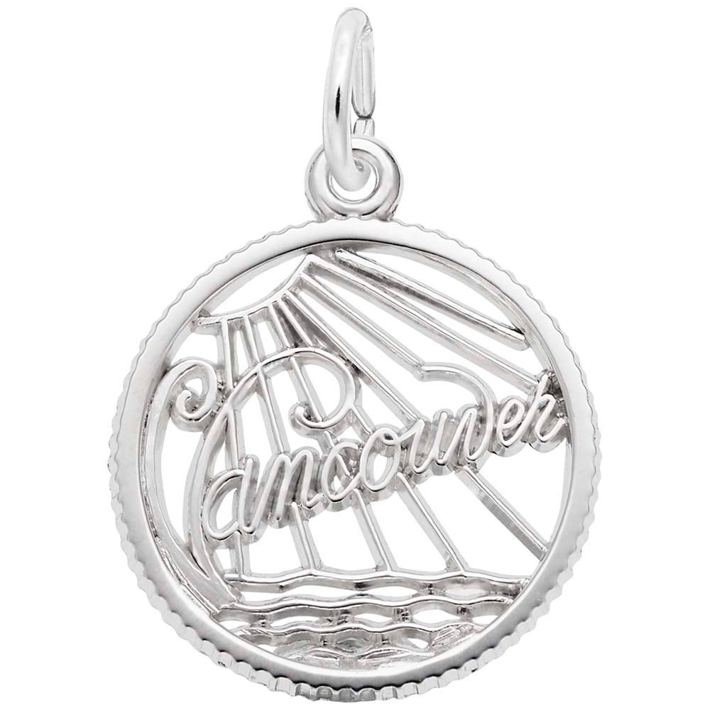 Vancouver Disc Charm - Celebrate Canadian Patriotism in Style 4980