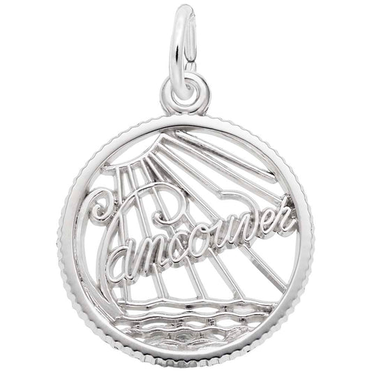 Vancouver Disc Charm - Celebrate Canadian Patriotism in Style 4980