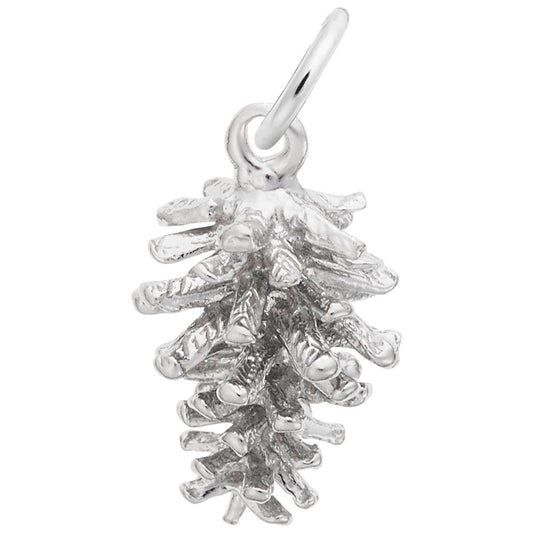 Handcrafted Pine Cone Charm for Fall Jewelry - Nature-Inspired 5113