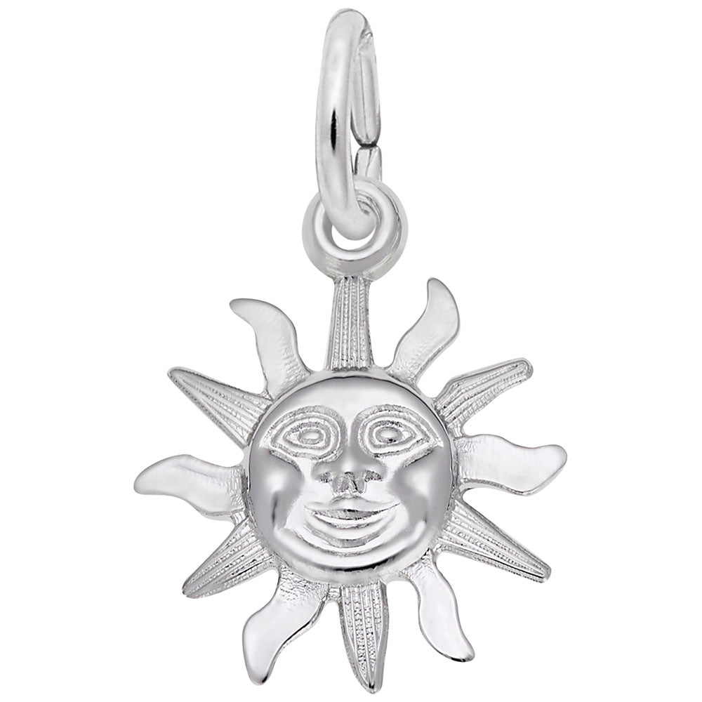Small Sunshine Charm for Summer Jewelry - Rembrandt Charms 5152
