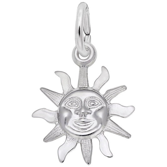 Small Sunshine Charm for Summer Jewelry - Rembrandt Charms 5152