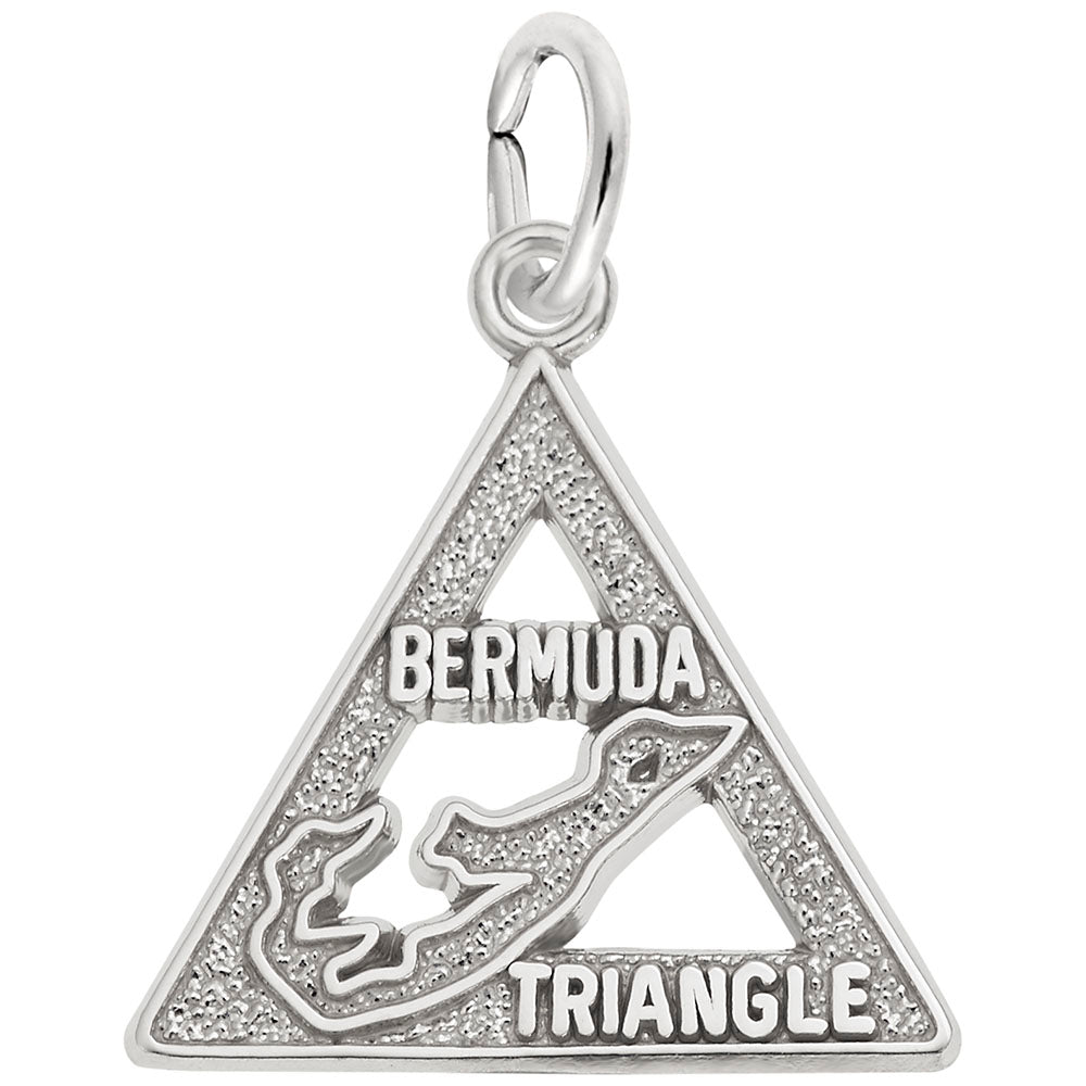 Bermuda Triangle Charm - Unique Travel Jewelry for Adventurers 5157