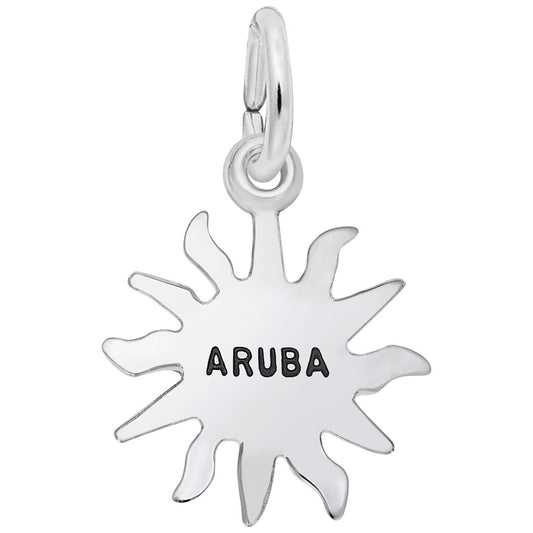 Aruba Sun Small Charm - Travel Jewelry for Island Lovers 5228