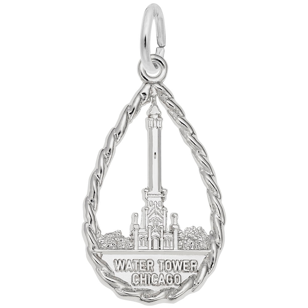 Chicago Water Tower Charm - Travel Souvenir Jewelry for Collectors 5240